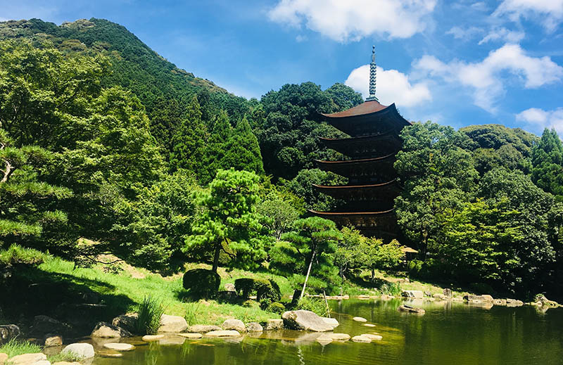 Templo Rurikoji, la vista más reconocible de Yamaguchi