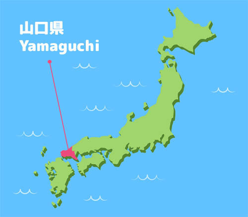 Mapa de Yamaguchi